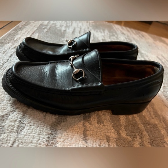 Gucci chunky loafers with silver horsebit - Picture 3 of 10